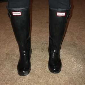 Woman’s Tall black hunter boots